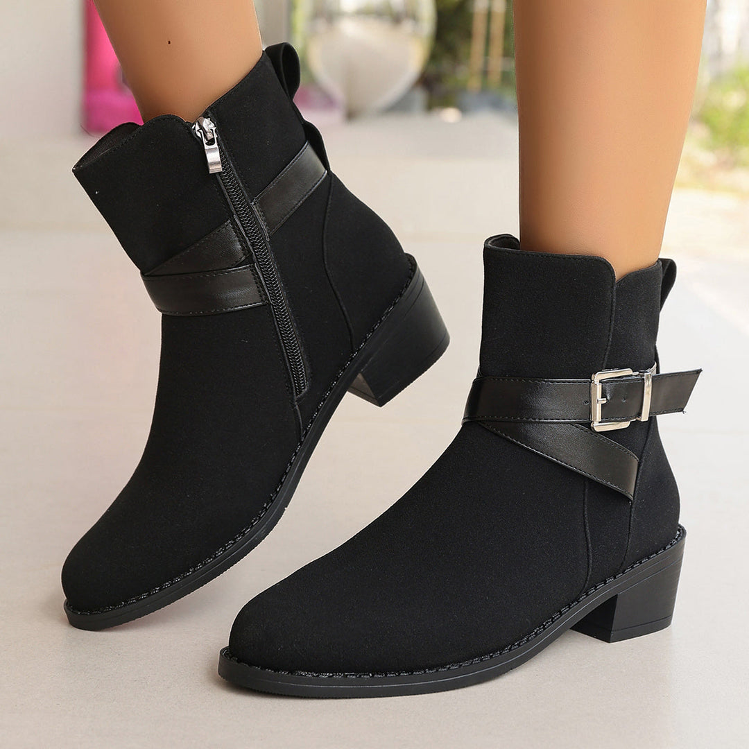 Levoire | Bottes De Cow-Boy Rétro Noires Pour Femmes Noir