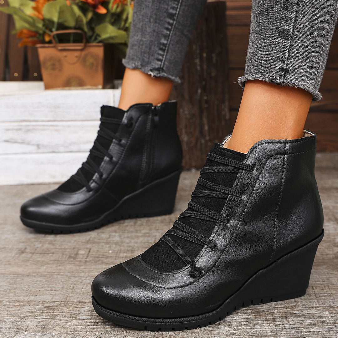 Levoire | Bottes Noires Élégantes Avec Talon Pour Femmes Noir