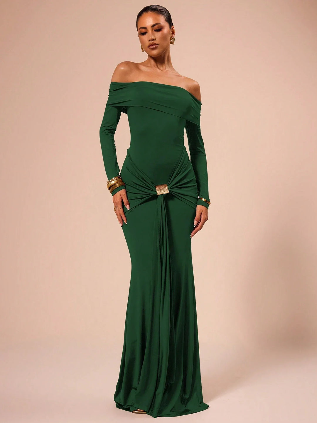 Levoire | Robe Maxi Montreal VERT FONCÉ