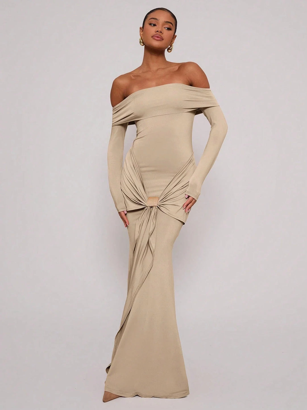 Levoire | Robe Maxi Montreal ABRICOTS