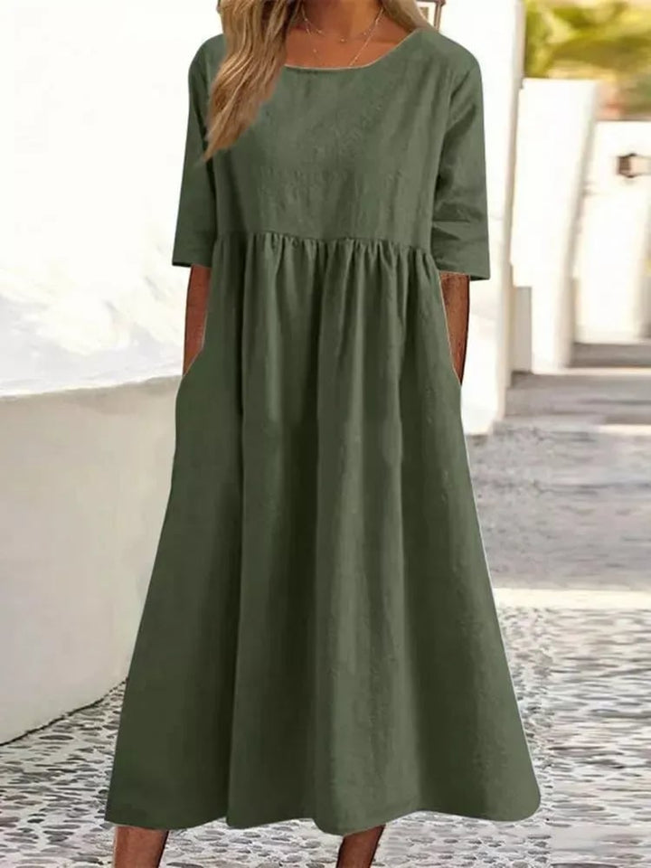 Levoire | Robe D'Été Respirante Taille verte