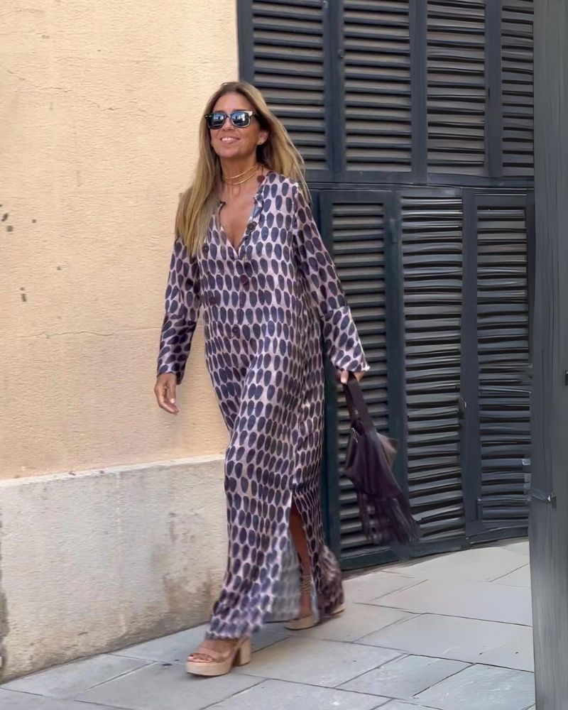 Levoire | Robe Décontractée Et Chic Lila