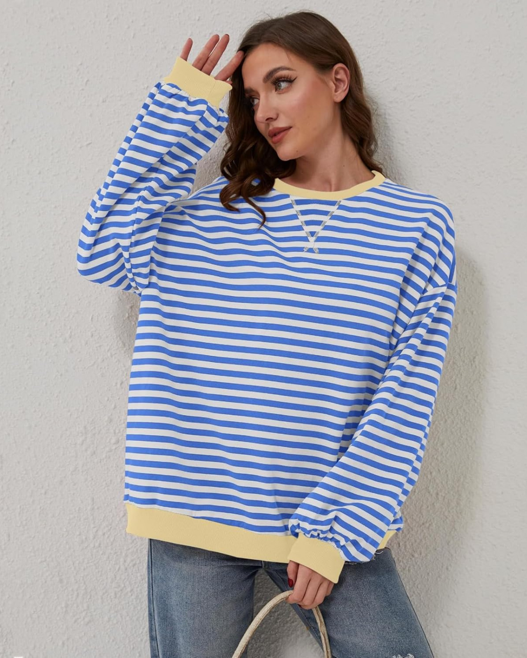 Levoire | Pull Surdimensionné Bleu