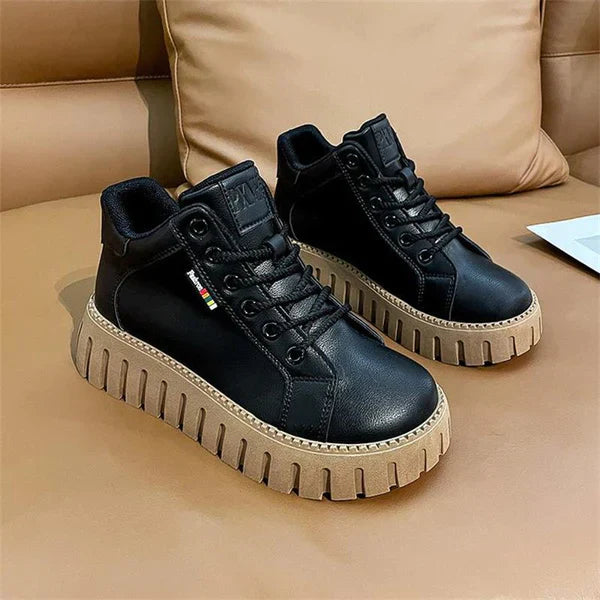 Levoire | Bottes basses Noir et coton