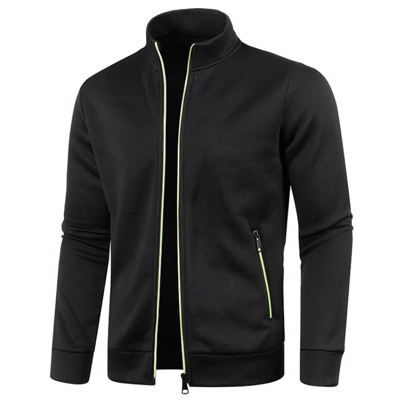 Levoire | Gilet Zippé Avec Poches Pour Hommes Noir
