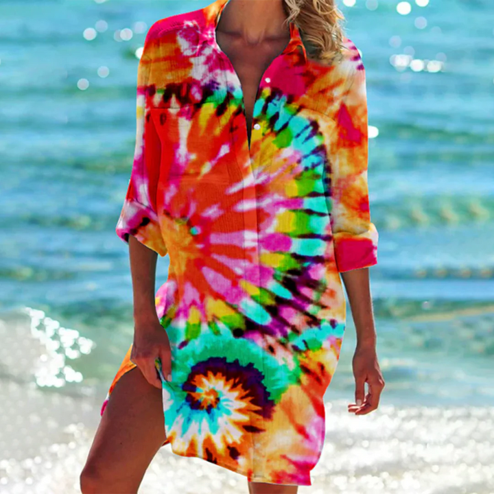 Levoire | Mini Plage Polo Robe Pour Femmes Orange
