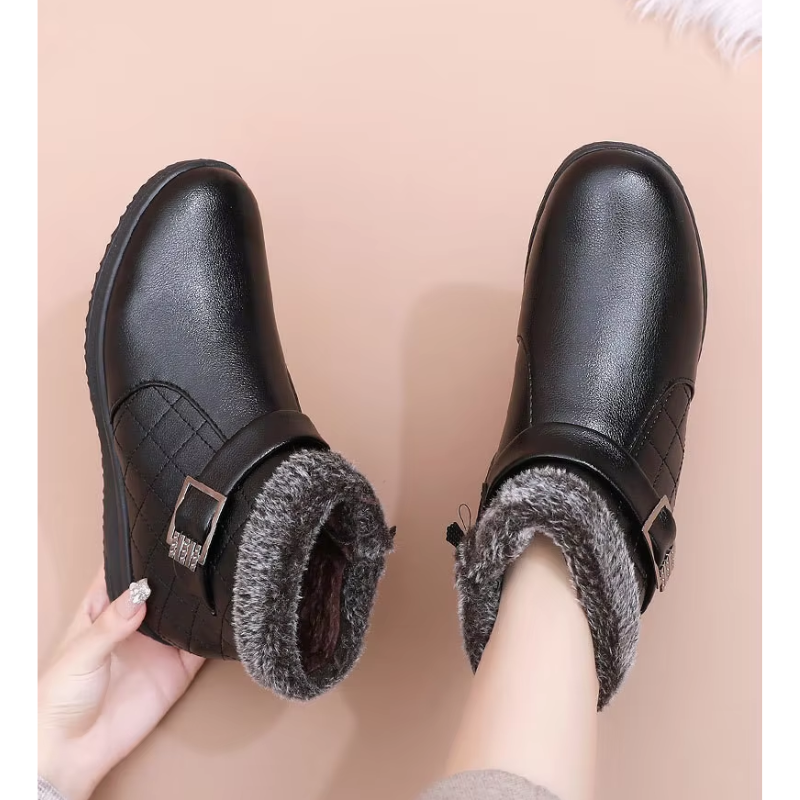 Levoire | Bottines Pour Femmes Chaudes Avec Semelle Épaisse Pour Un Maintien Et Un Confort Supplémentaires