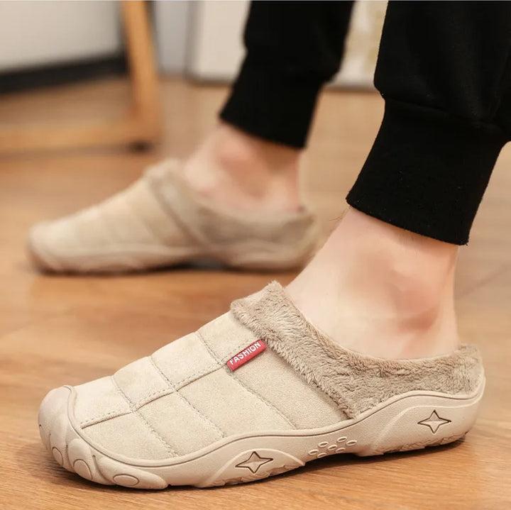 Levoire | Chaussons Doublés Polaire Antidérapants
