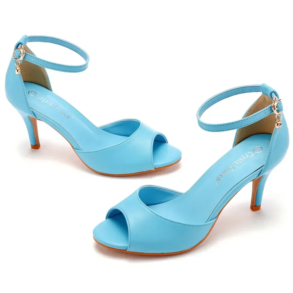 Levoire | Sandales À - Talons Pour - Femmes - Confort Bleu