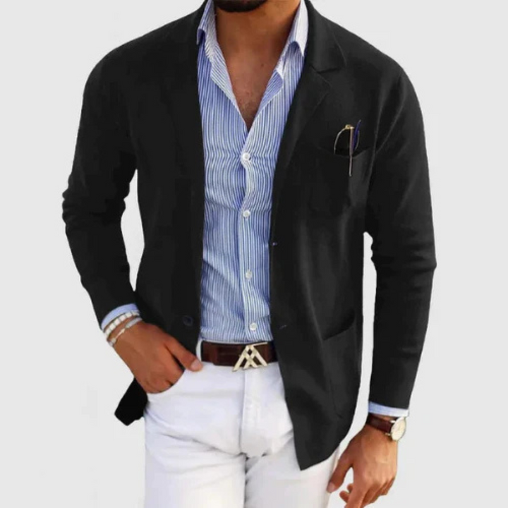 Levoire | Blazer Boutonné Chaud Noir