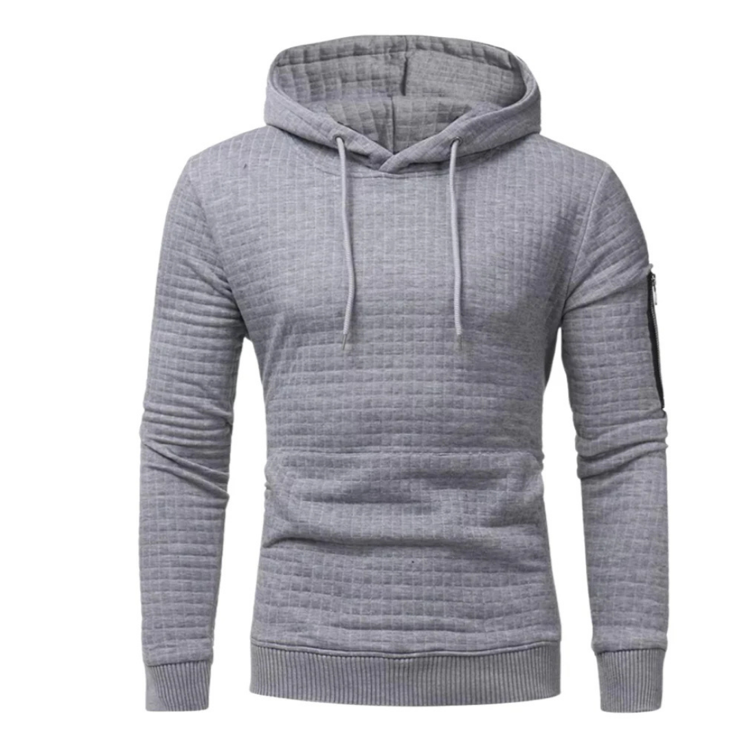 Levoire | Sweat À Capuche Pour Hommes Au Look Sportif Gris foncé