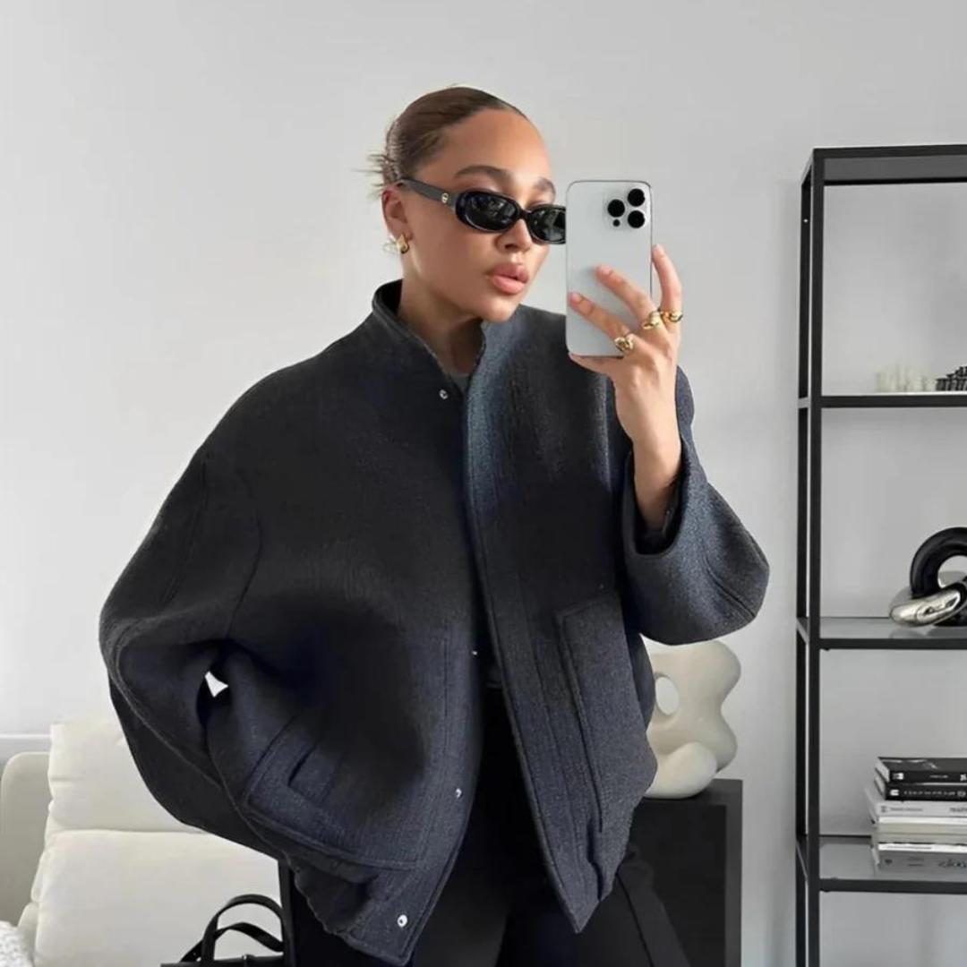 Levoire | Femme Décontractée Veste Noir