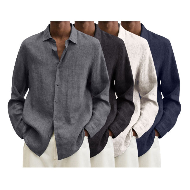 Levoire | Chemise Classique À Manches Longues Pour Hommes