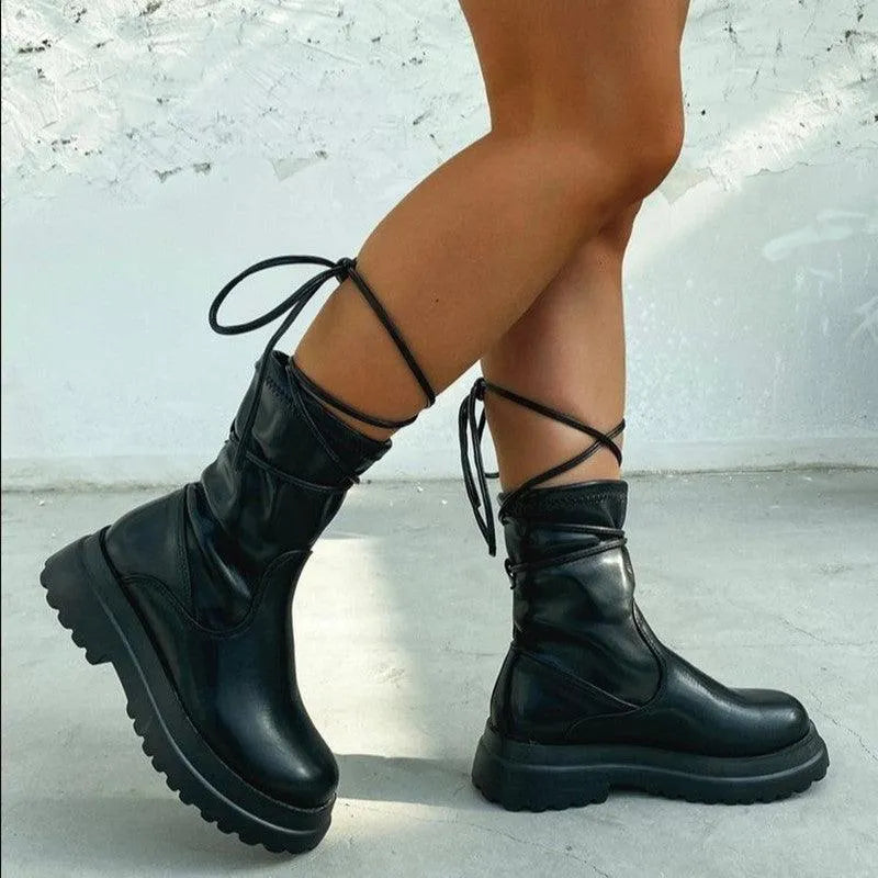 Levoire | Bottines pour femmes à semelle plate - Antidérapant, élégant et très confortable