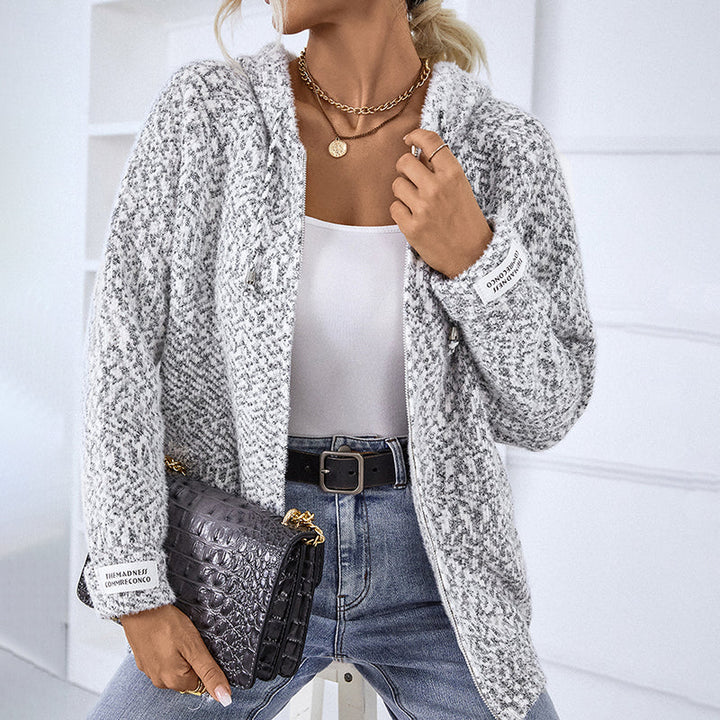 Levoire | Gilet En Tricot À Capuche Pour Femmes