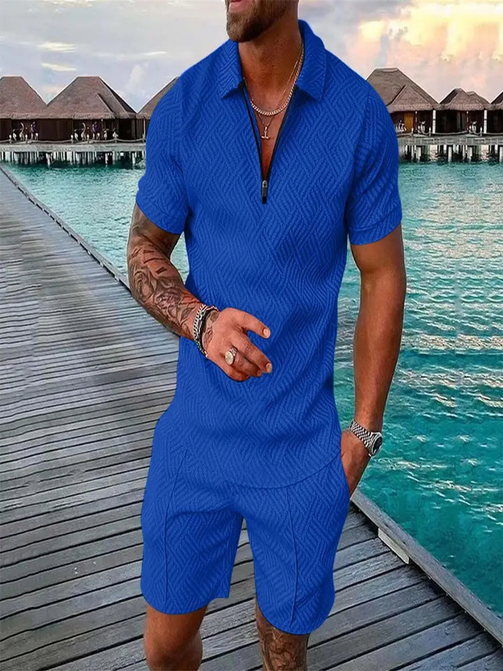 Levoire | Ensemble Élégant Pour Hommes Bleu roi
