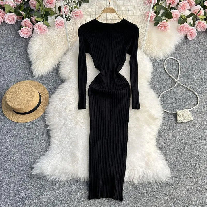 Levoire | Robe sexy Enganched Noir Taille moyenne