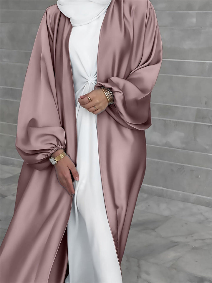 Levoire | Robe Abaya Élégante Avec Ceinture Chameau