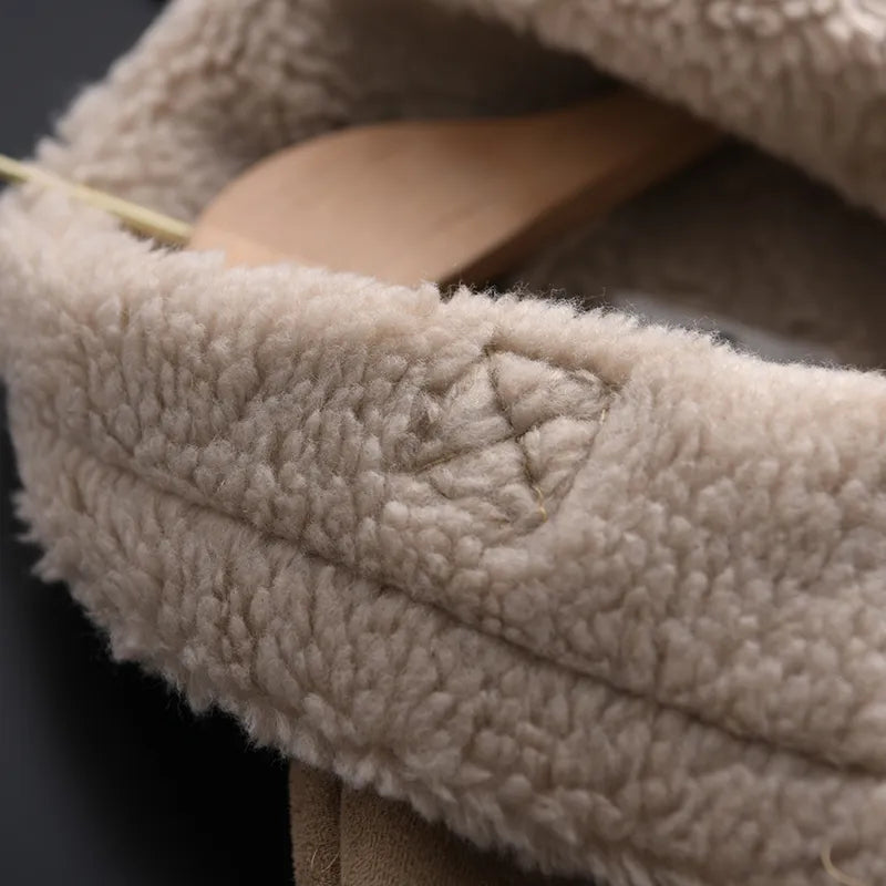 Levoire | d'hiver en daim Olivia - Chaud et élégant