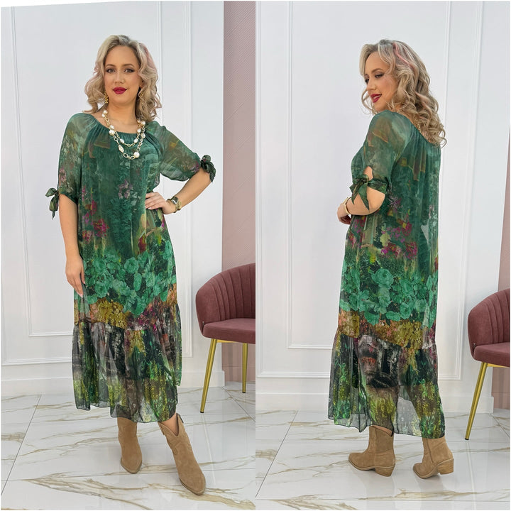 Levoire | Veste Chaude Femme Elegante Vert