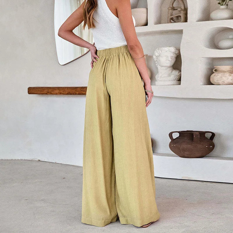 Levoire | Pantalons D'Été Élégants Et Légers Pour Femmes Avec Une Coupe Large