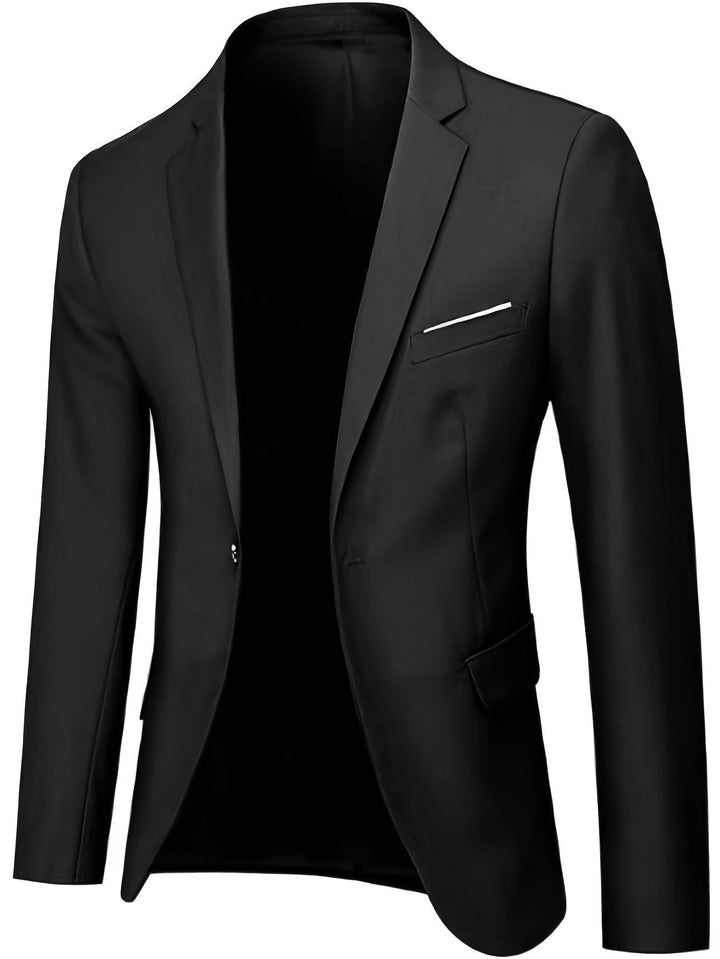 Levoire | Blazer Slim Fit En Tissu Délavé Noir