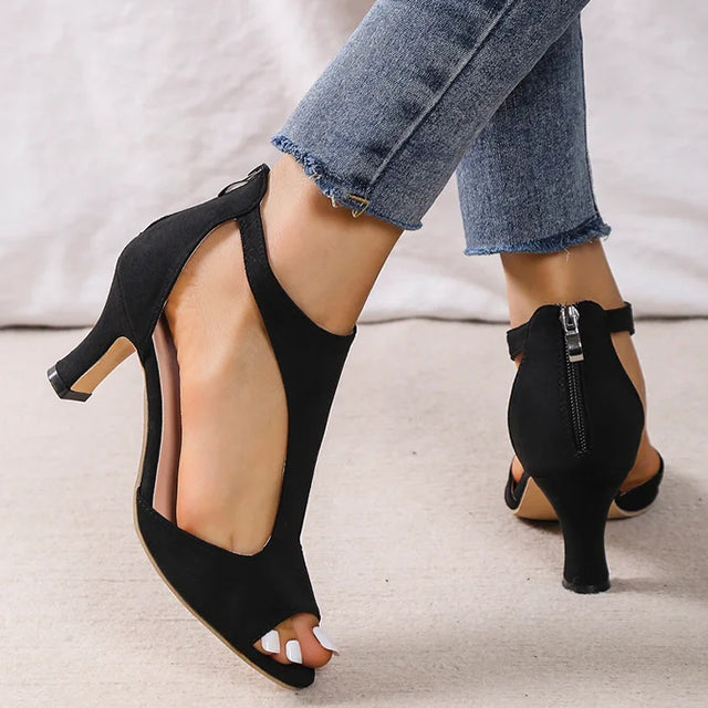 Levoire | Sandales Élégantes Avec Bout Ouvert Et Petit Talon Pour Femmes