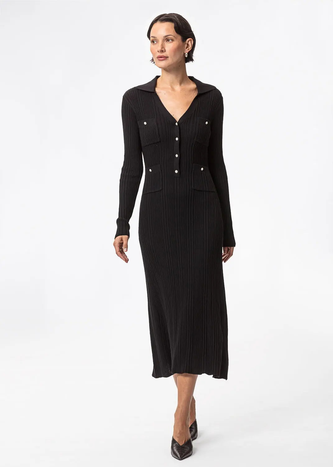 Levoire | Robe À Côtes Classique Pour L'Hiver
