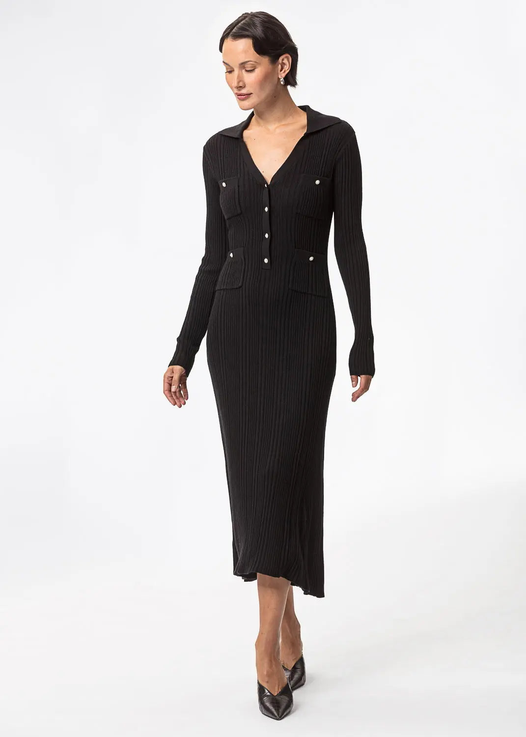 Levoire | Robe À Côtes Classique Pour L'Hiver