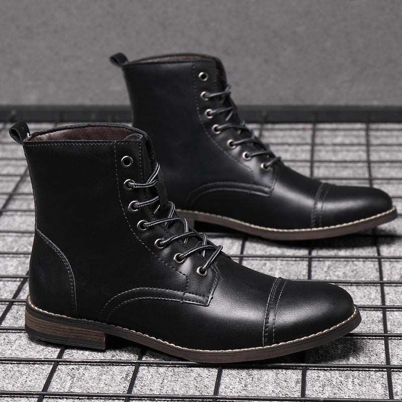 Levoire | Bottes Cheville Cuir Véritable
