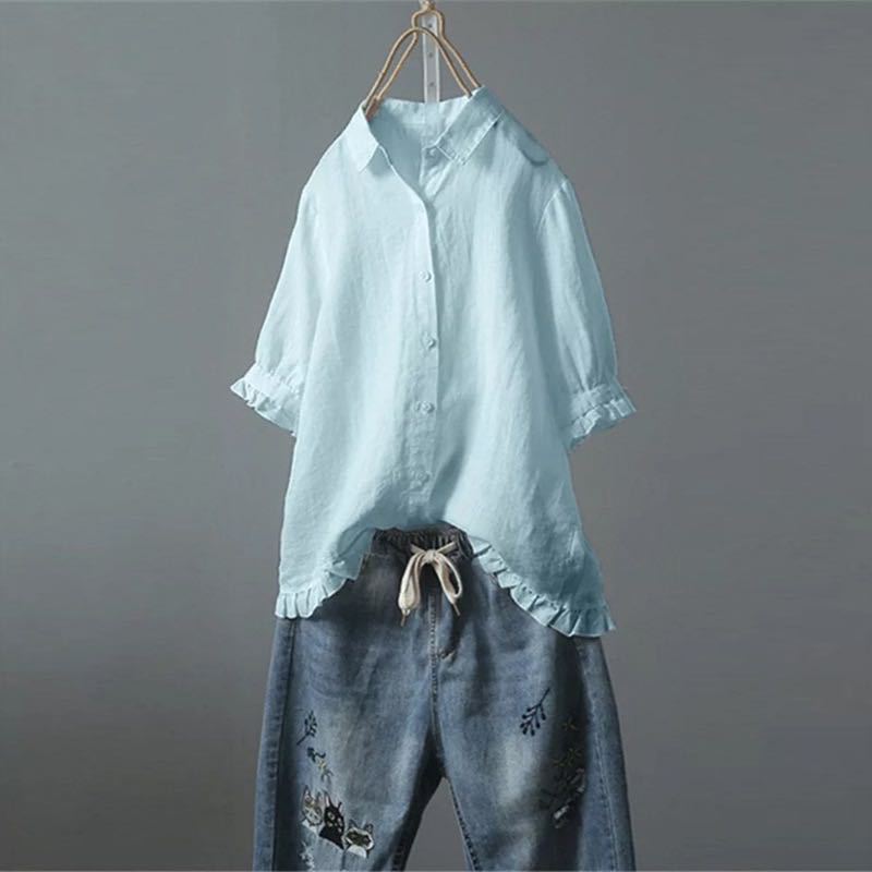 Levoire | Chemise Couvrante Vatsaa Bleu clair