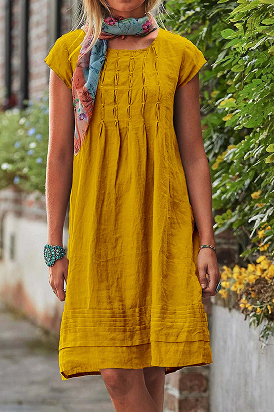 Levoire | Veste À Carreaux Tendance Jaune