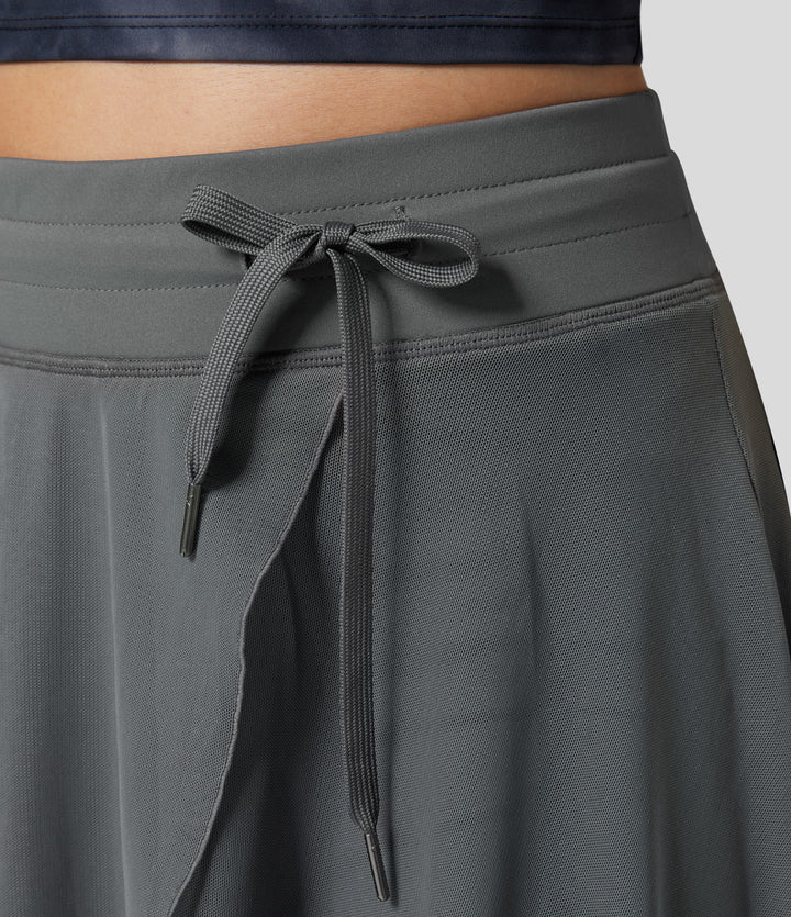 Levoire | Jupe Midi 2-En-1 Taille Haute