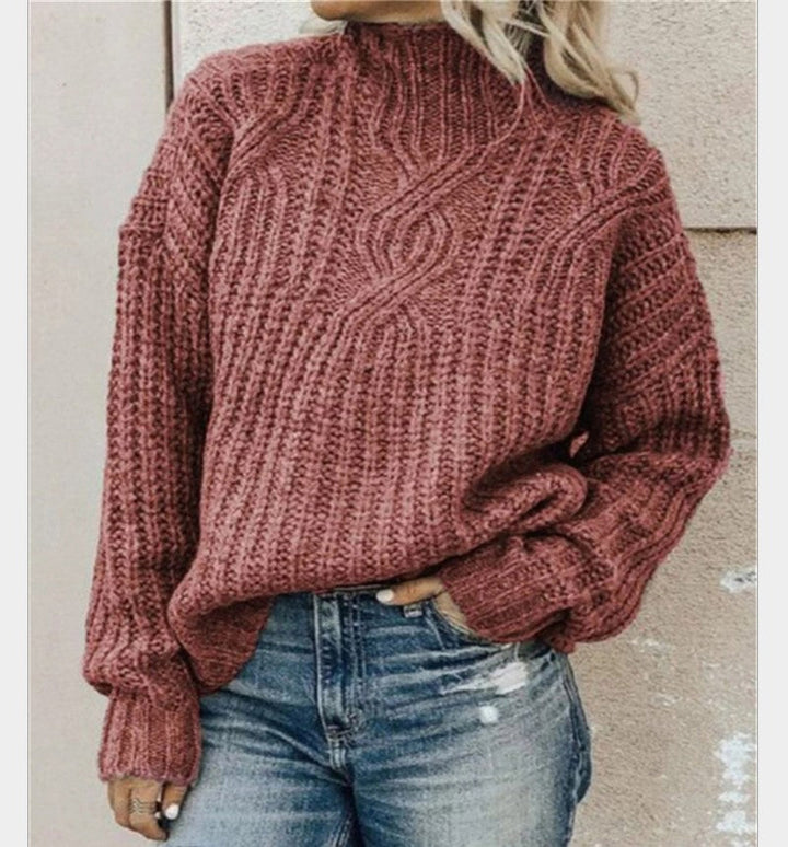 Levoire | Surdimensionné Pull À Col Roulé Rot