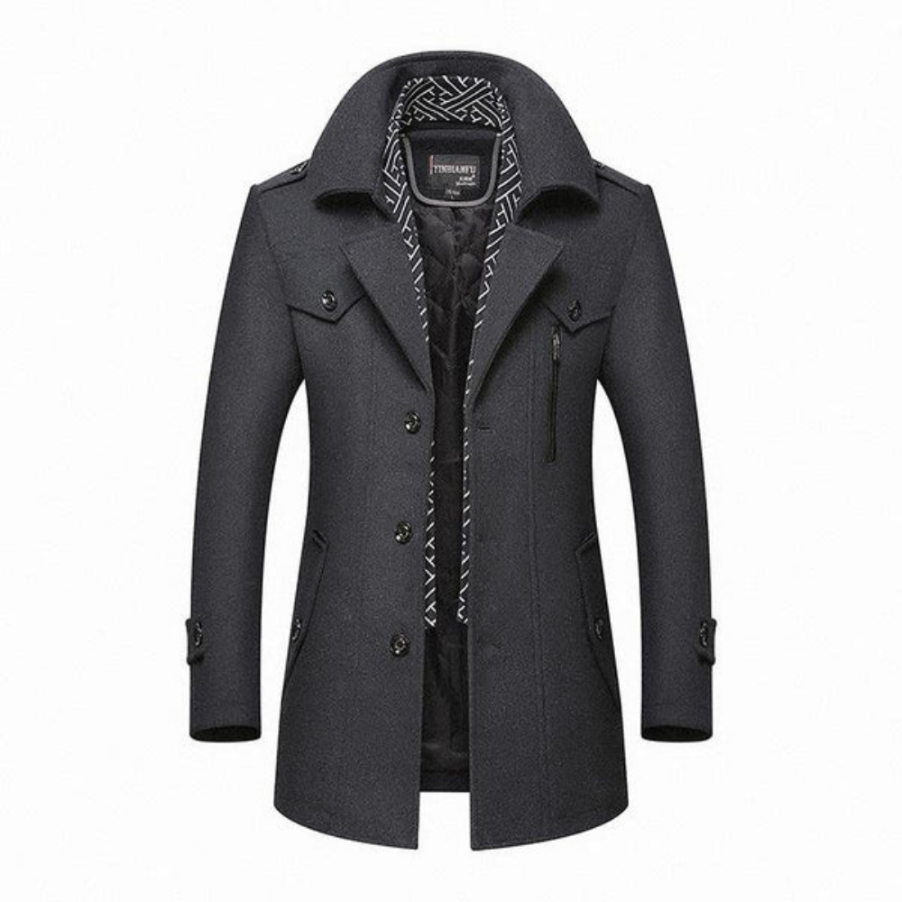 Levoire | Manteau Élégant Pour Homme Pour Les Jours Frais Gris