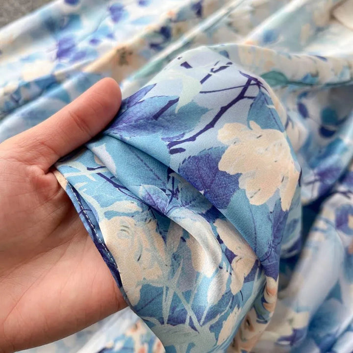 Levoire | Robe en chiffon Kukka avec des épingles à nourrice au col