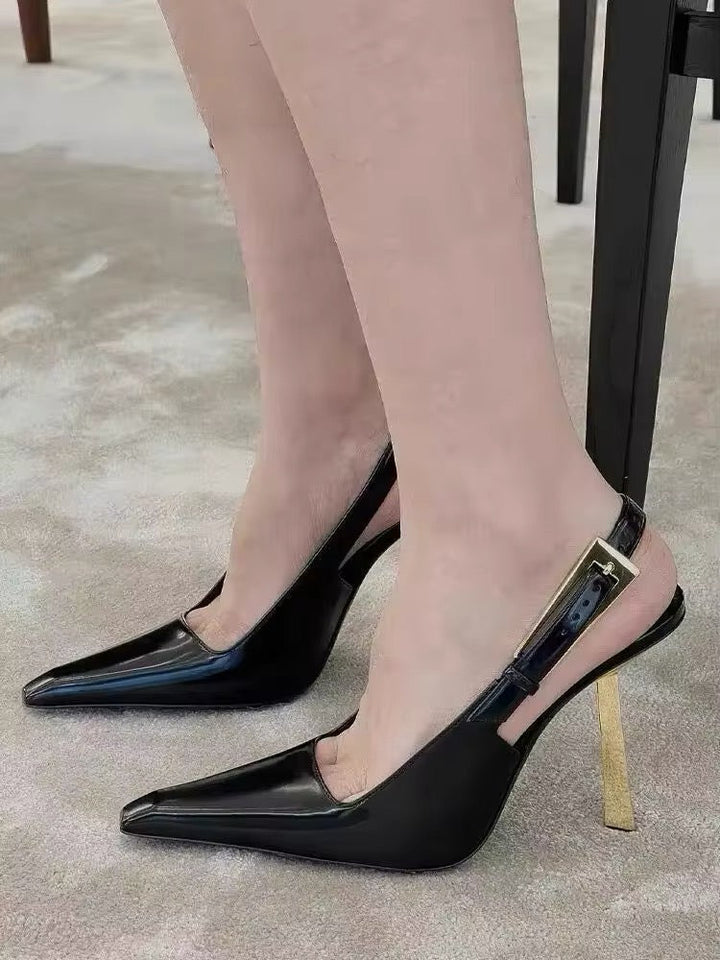 Levoire | Escarpins Élégants À Talons Ouverts Avec Embout Pointu