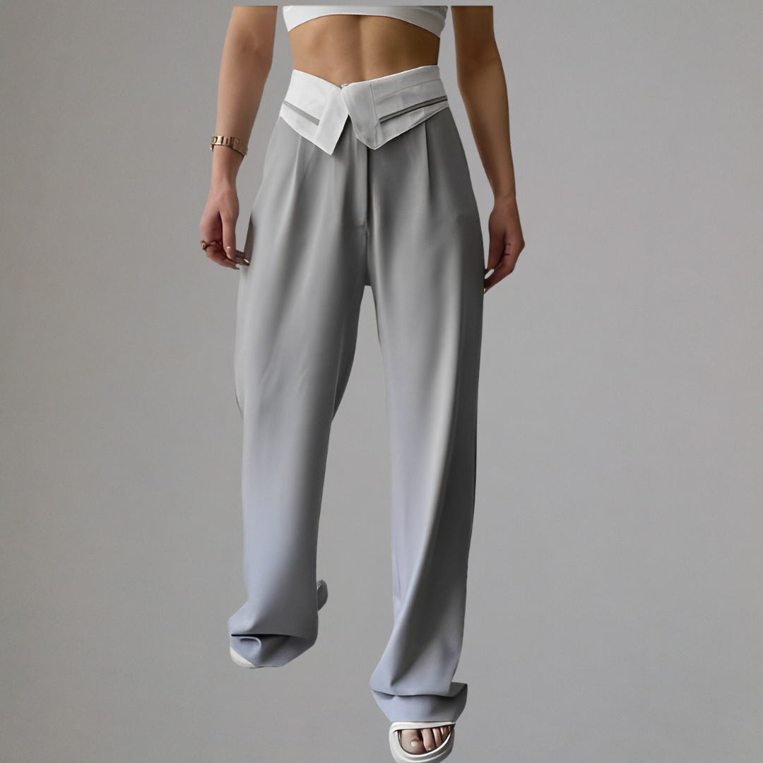 Levoire | Pantalon À Rabat Pour Femmes Gris