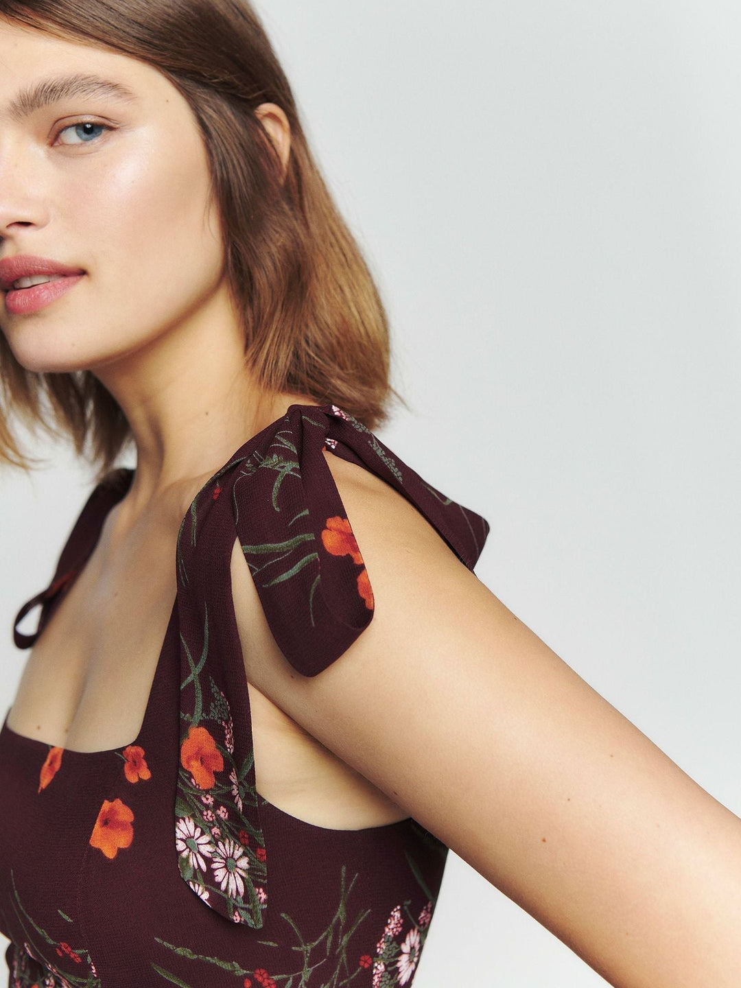 Levoire | Robe Française Longue Décolleté Droit Fentes