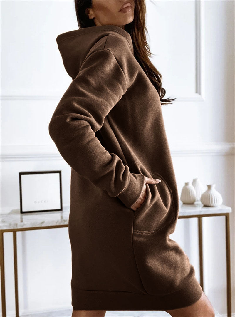 Levoire | Robe Sweatshirt Décontractée Avec Poches
