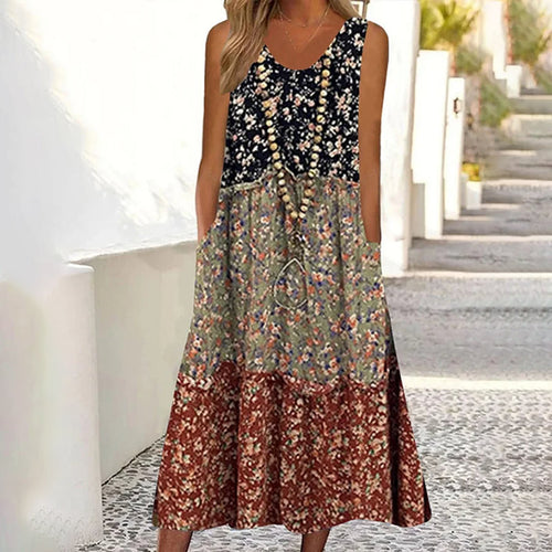 Levoire | Robe Fleurs Patchwork