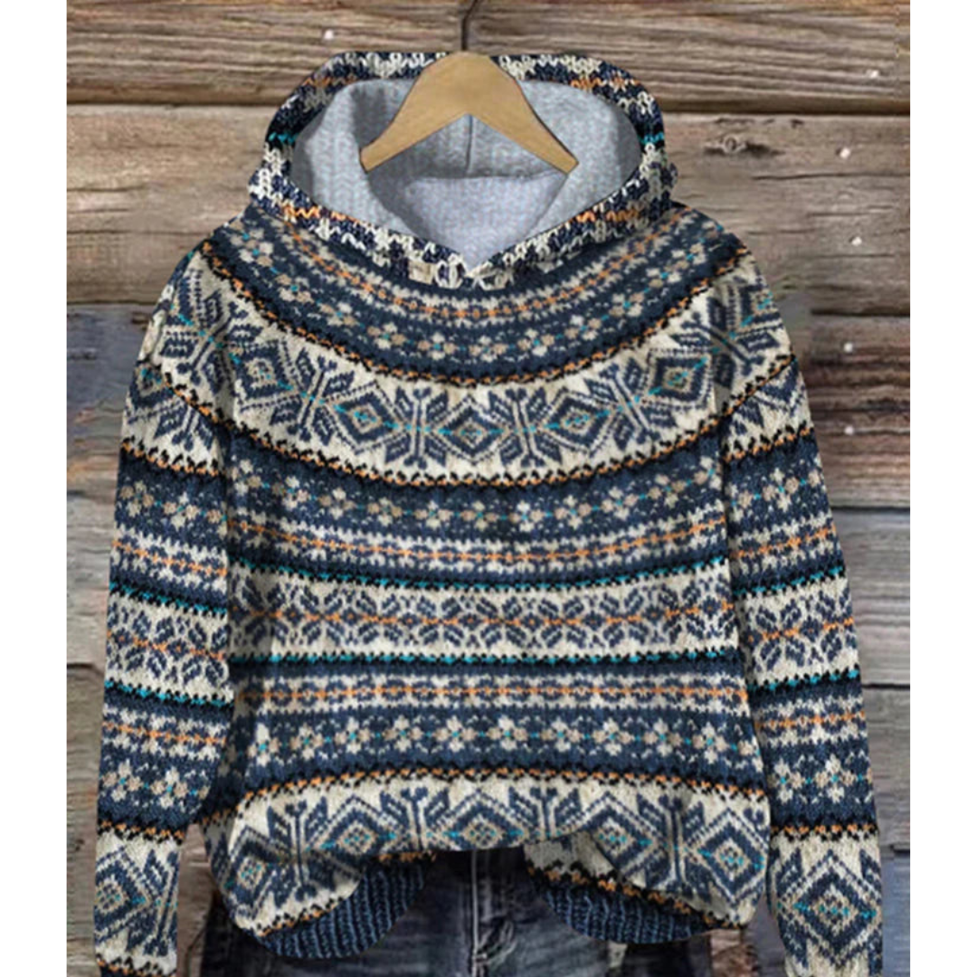 Levoire | Hoodie D'Hiver Pour Femmes | Chaleureux Bleu