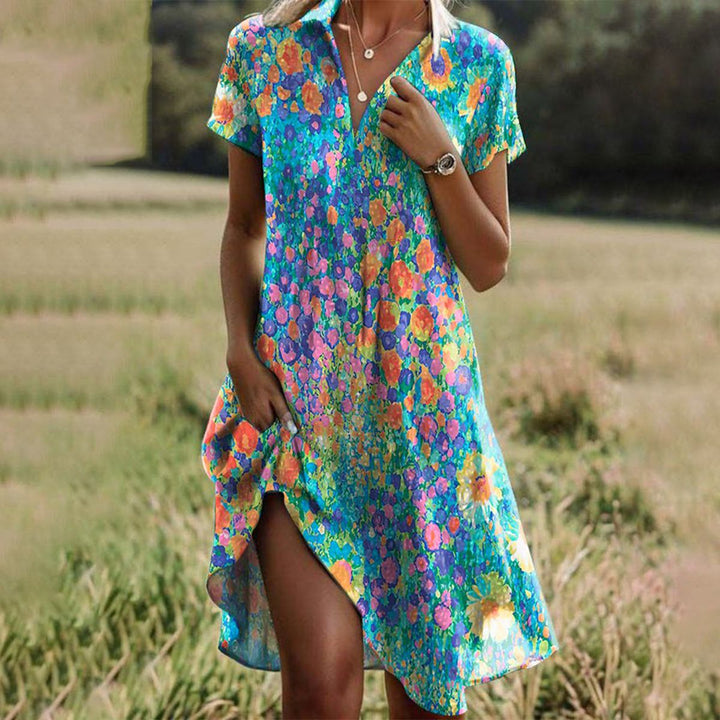 Levoire | Robe D'Été Confortable Et Tendance Multicolore