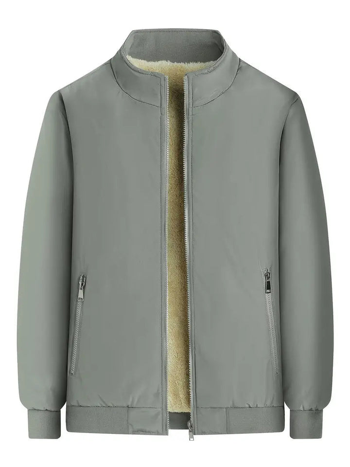 Levoire | Veste Longue Viscose Doublée Chaude À Glissière