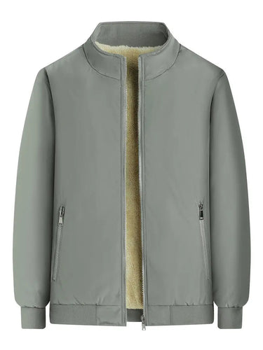 Levoire | Veste Longue Viscose Doublée Chaude À Glissière