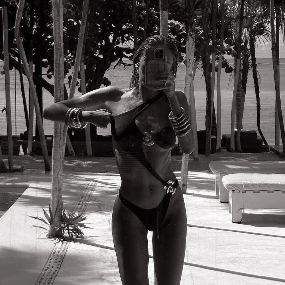 Levoire | De L'Océan Spiral Halter Maillot De Bain En Une Pièce