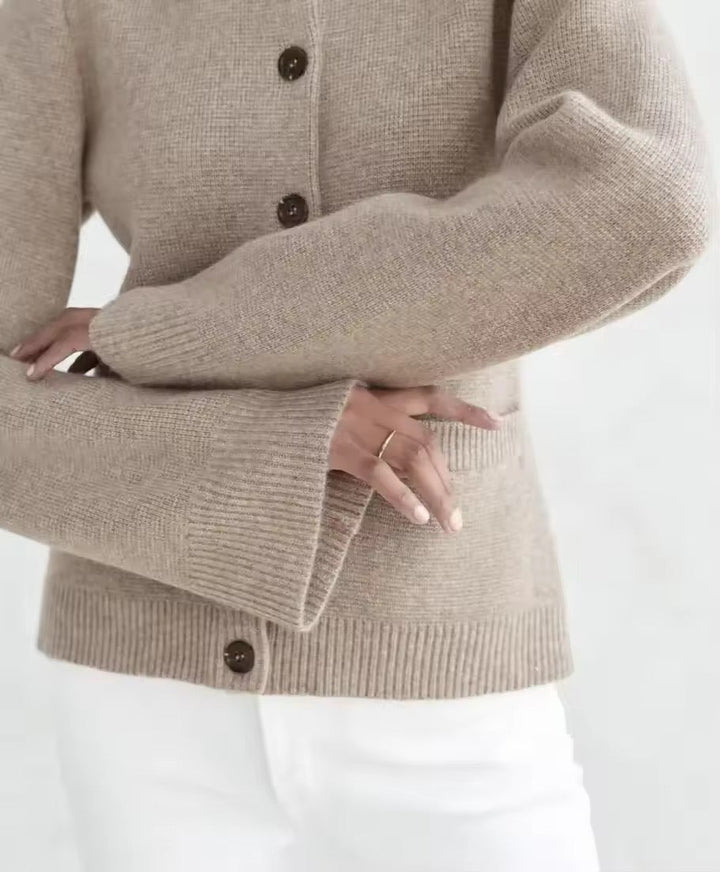 Levoire | Tricot Veste Tricot Élégance Confort Beige
