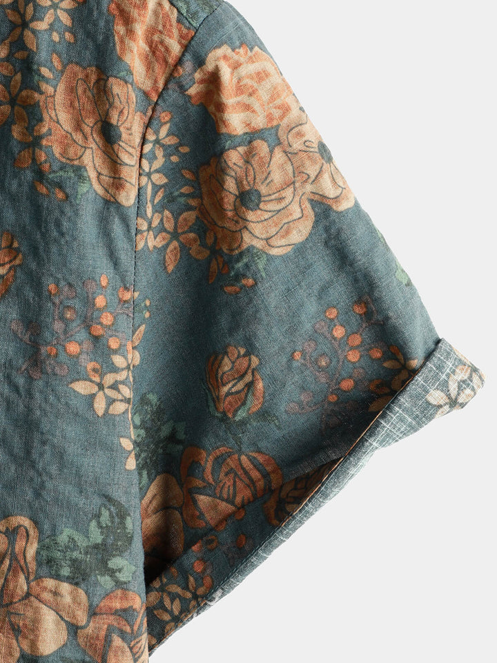 Levoire | Chemise De Vacances Rétro À Manches Courtes