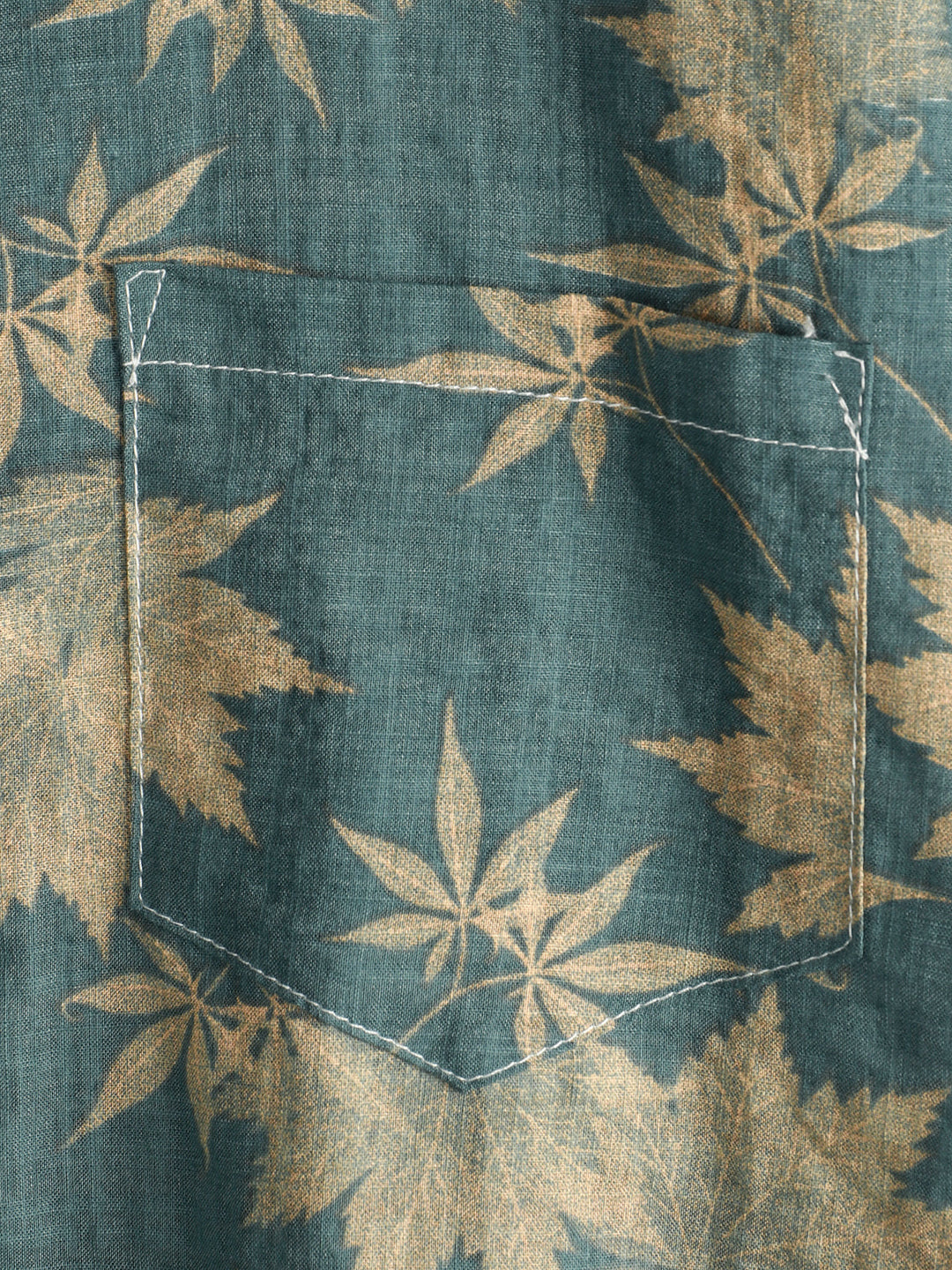 Levoire | Chemise En Coton À Motif De Feuille D'Érable
