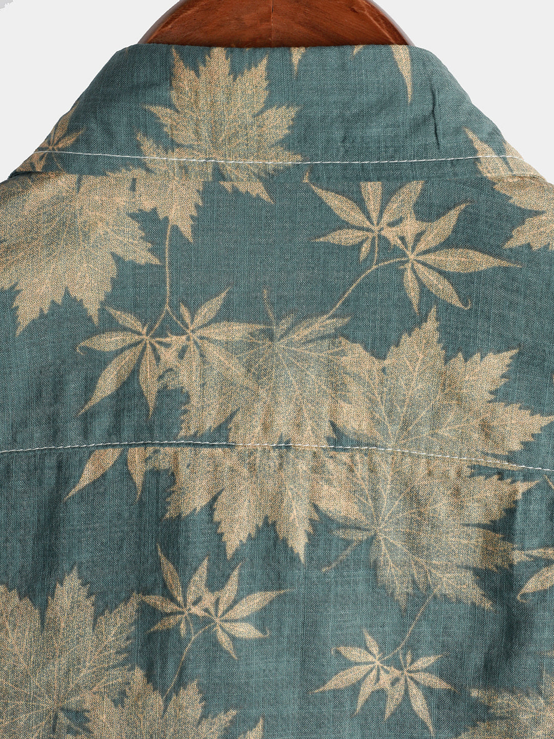 Levoire | Chemise En Coton À Motif De Feuille D'Érable